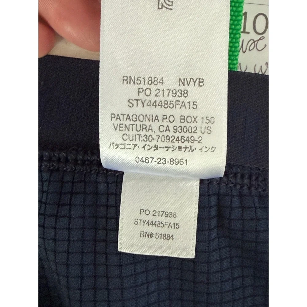 Patagonia Capilene Base Layer Long Johns Men XL Navy Blue Thermal Midweight Pant